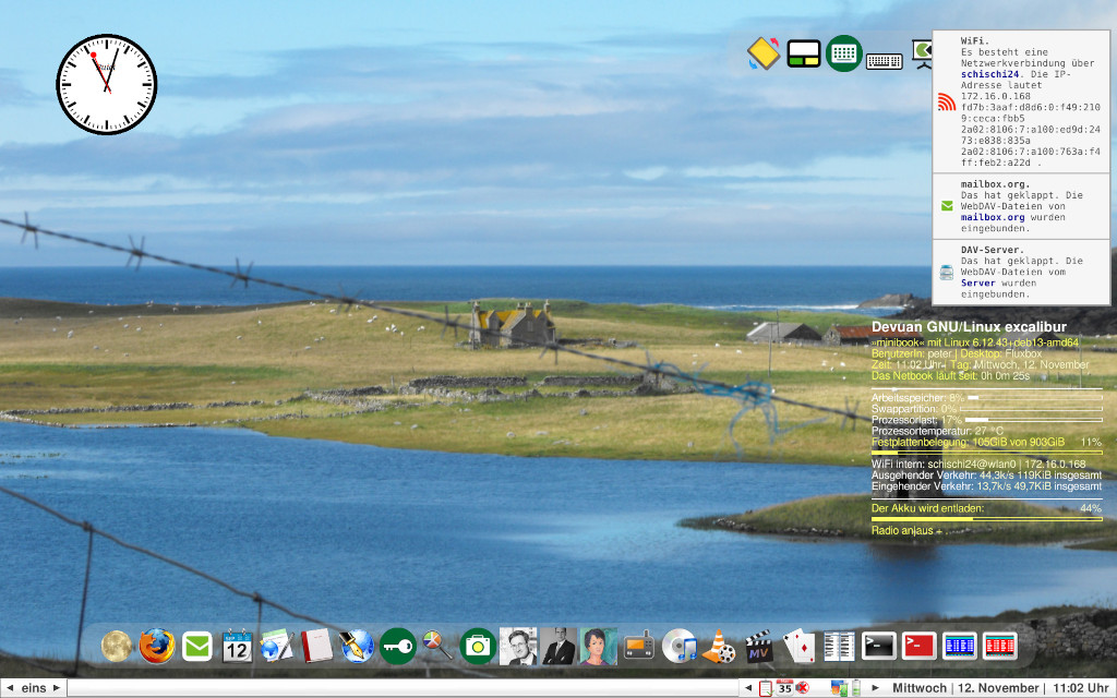 dunst system information